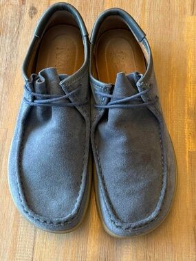 KALSO Earth Shoes Darby Denim Blue Negative Heel Men’s Size 12 Like New